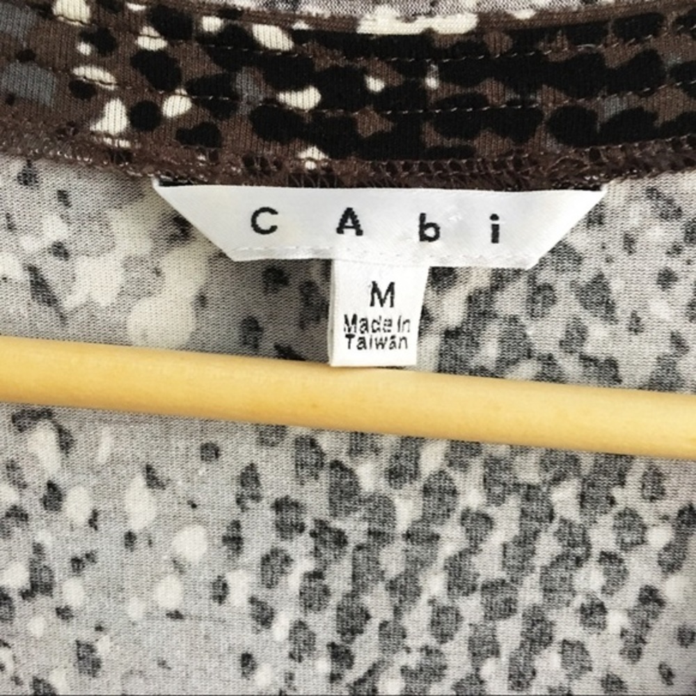 CAbi Jersey Knit Long Sleeve Faux Wrap Dress (M)​​​​​​ - Picture 4 of 5